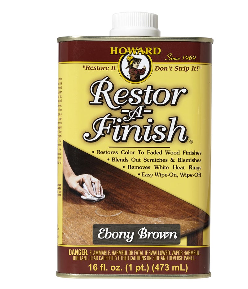 Howard Products RF8016 RF3016 Restor-A-Finish, 16 oz, Ebony Brown, 16 Fl Oz - Image 1